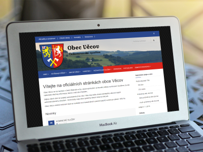 Webové stránky obce Věcov
